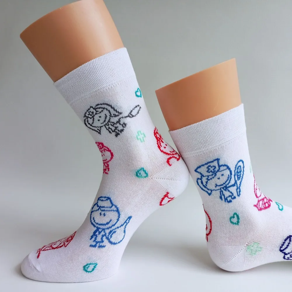 Dámské ponožky Trepon Ambulance, bílé