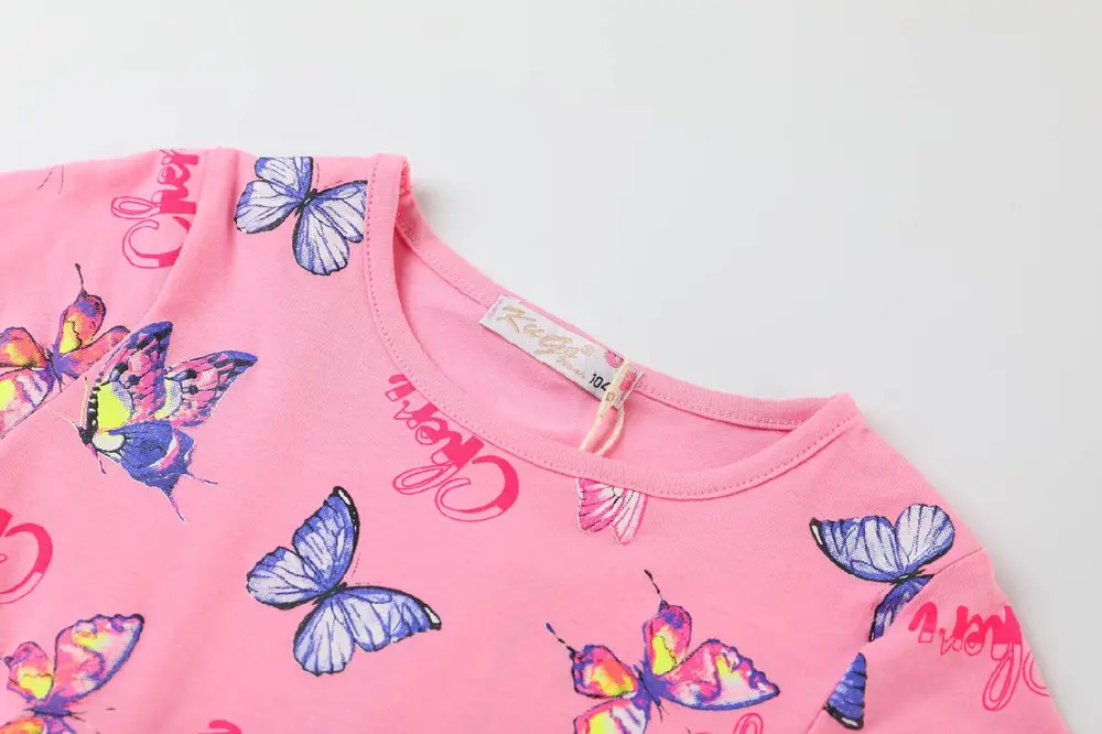 Dívčí šaty Kugo HS9270, světle růžové