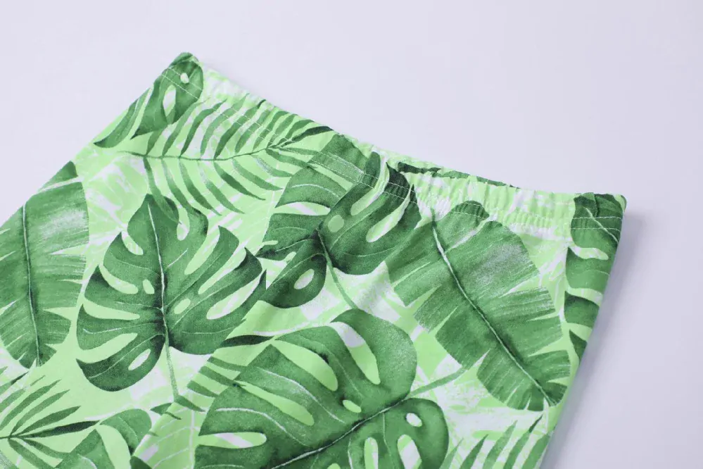 Dívčí 3/4 legíny Kugo FV1075, zelené