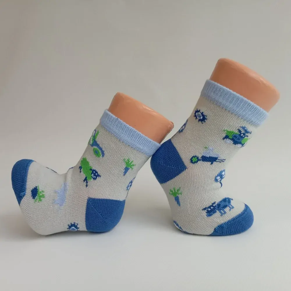 Kojenecké ponožky Trepon Farmík, šedé