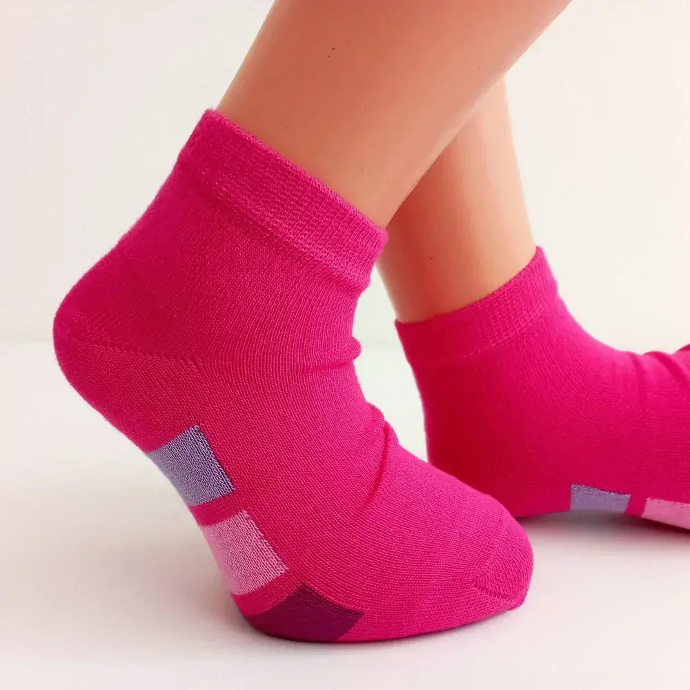 Dětské kotníkové ponožky z bambusové viskózy Trepon Boden, růžové