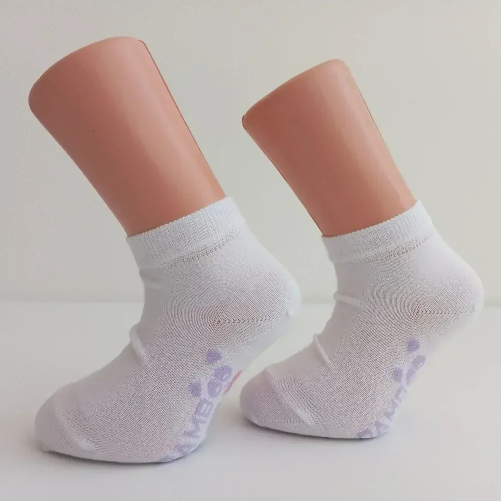 Dětské kotníkové ponožky z bambusové viskózy Trepon Boden, bílé