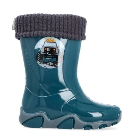 Dětské zateplené holínky Demar Stormer Lux 0402 C zelené