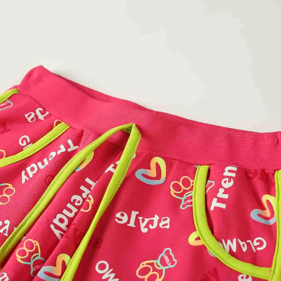 Dívčí kraťasy Kugo HS0679, růžové