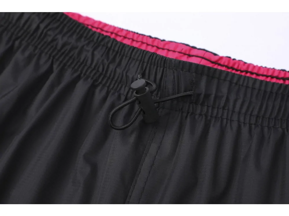 Dívčí šusťákové kalhoty Kugo SK7752, černé / růžový zip