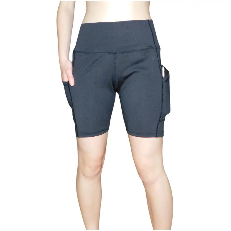 Dámské krátké legíny Elevek YJ-8, černé