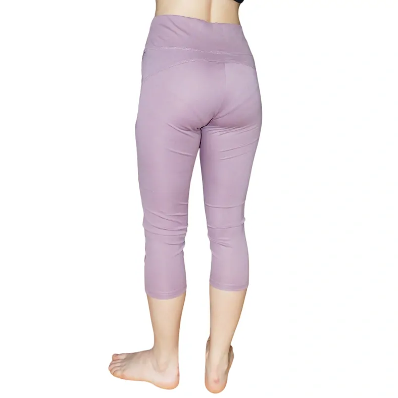 Dámské 3/4 funkční legíny Elevek D780-7, fialové