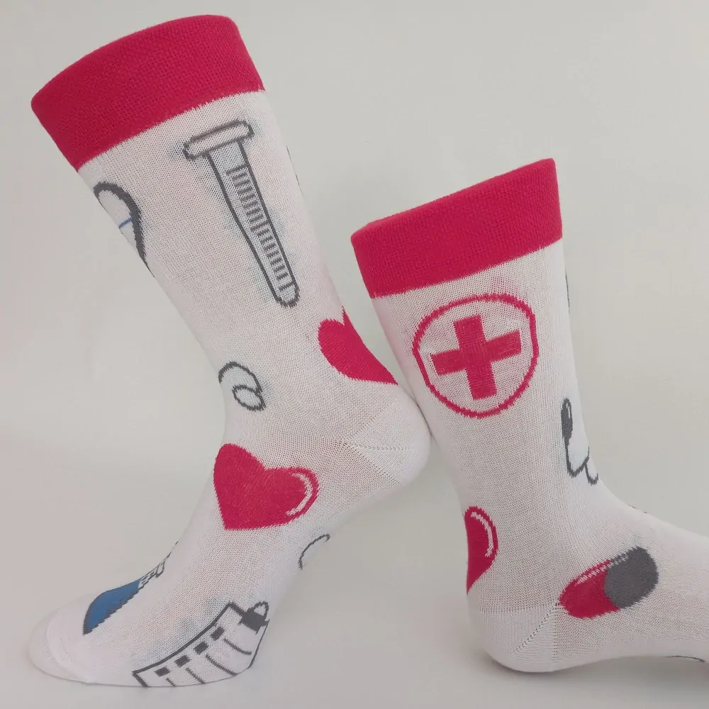 Dámské ponožky Trepon Vizita, bílé