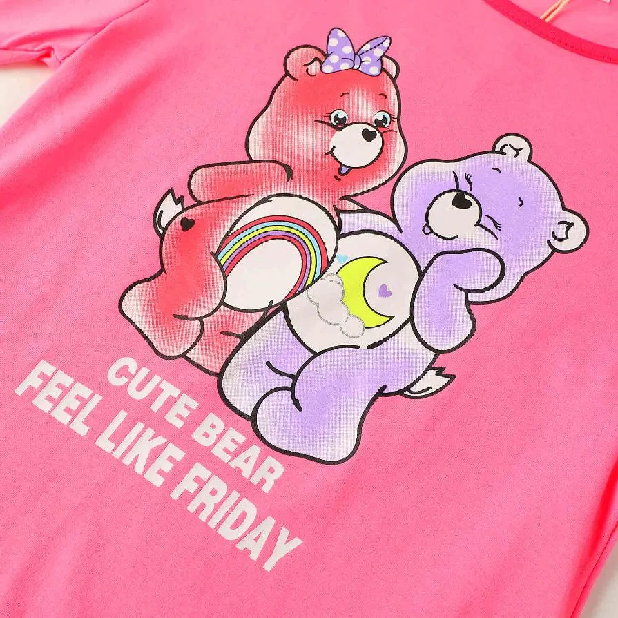 Dívčí pyžamo Kugo MP1760 růžové