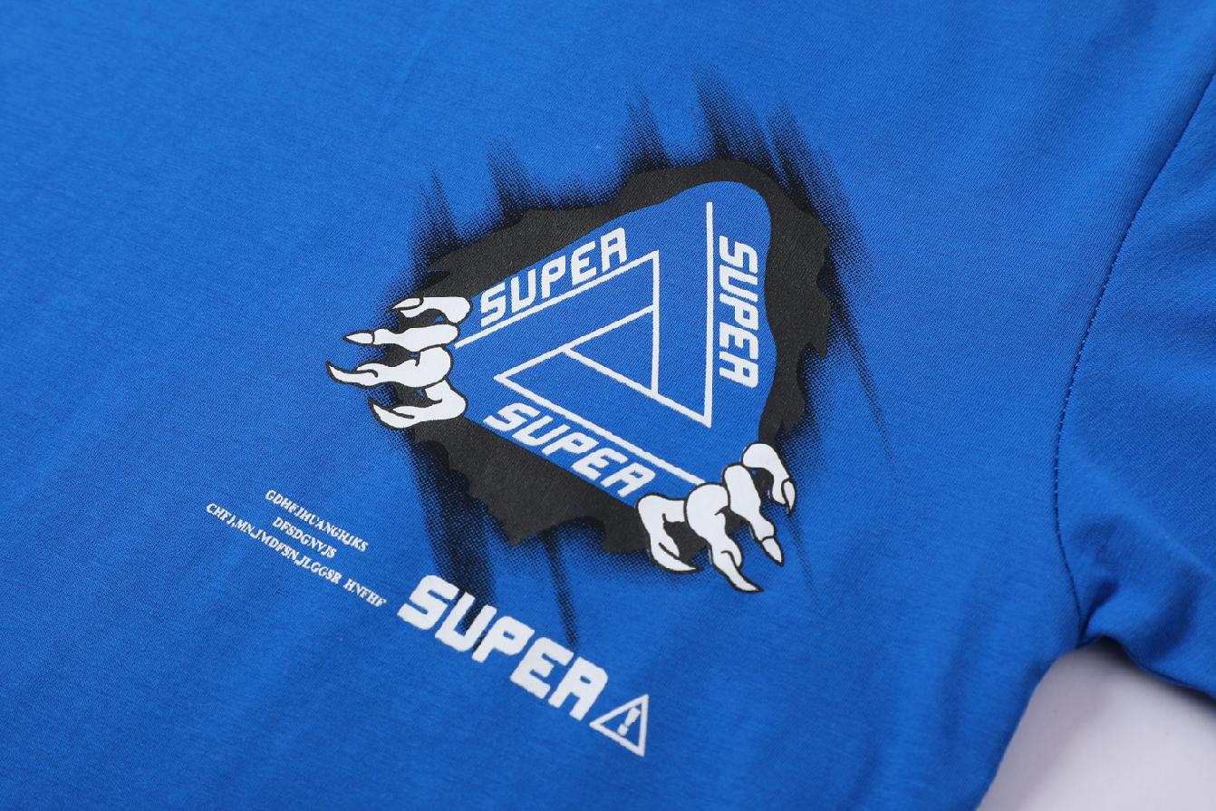 Chlapecké tričko kr.r. Kugo FC0351 světle modré