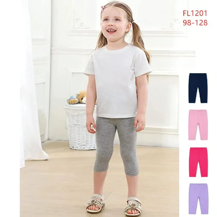 Dívčí 3/4 legíny Kugo FL1201 šedé