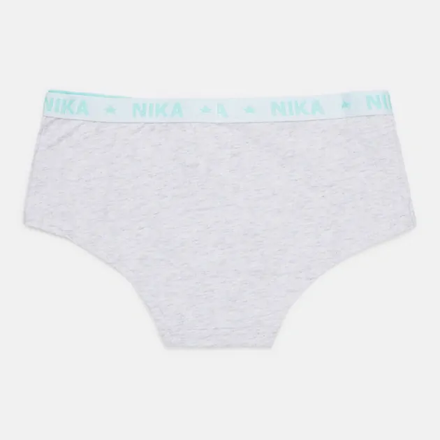 Dívčí kalhotky E plus M Nika, šedý melír