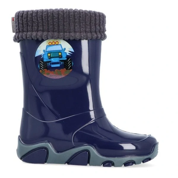 Dětské zateplené holínky Demar Stormer Lux 0402 D modré