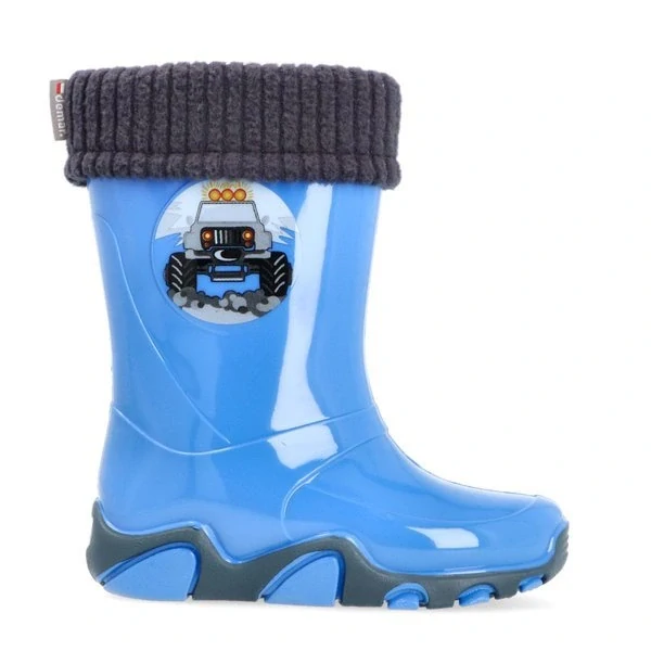 Dětské zateplené holínky Demar Stormer Lux 0402 A světle modré