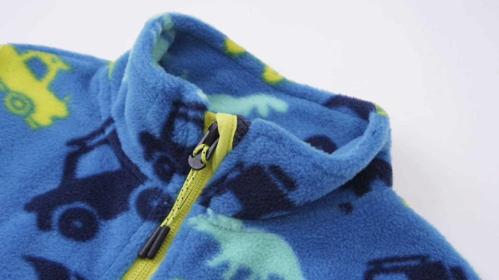 Chlapecká vesta flísová Kugo FM9702 světle modrá