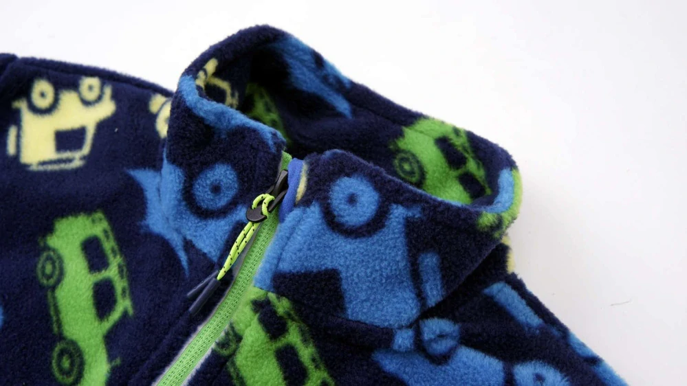 Chlapecká flísová mikina Kugo FM9711, tmavě modrá