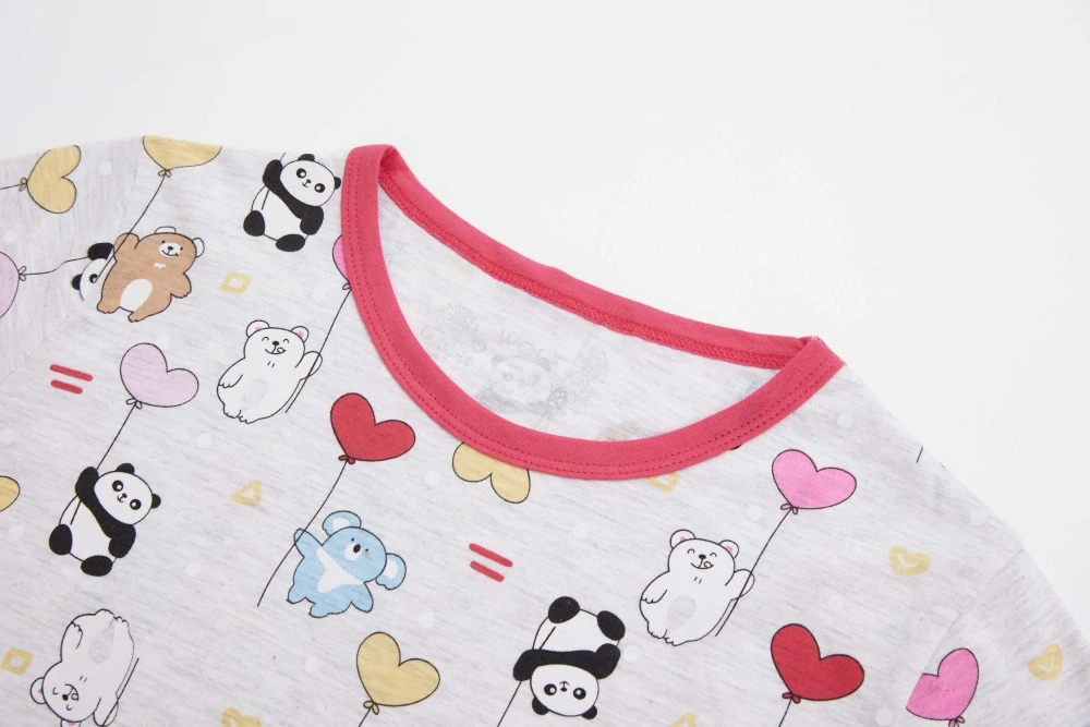 Dívčí noční košilka dl.r. Wolf S2483 šedý melír