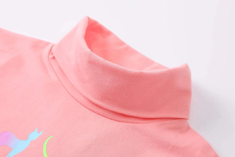 Dívčí rolák Kugo FT1219 lososový