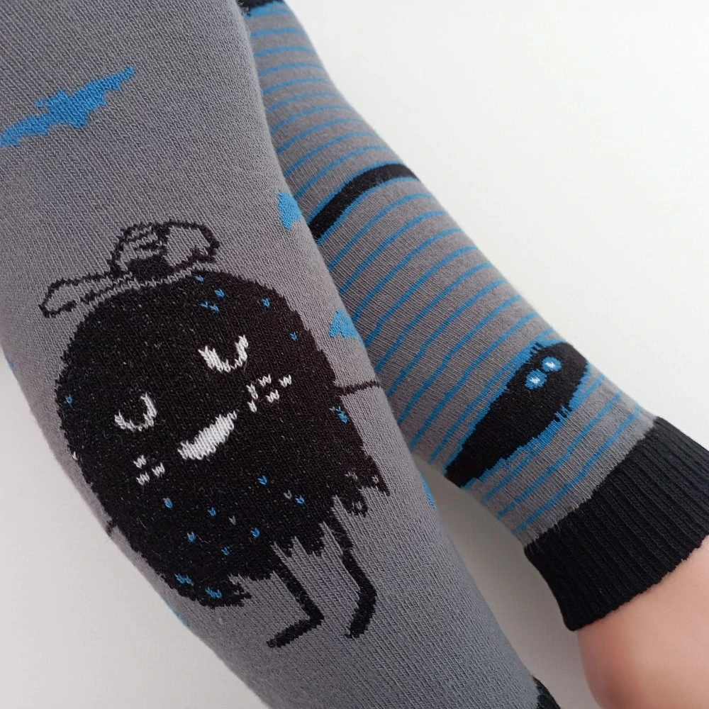 Chlapecké punčochové legíny Trepon Bubák modré