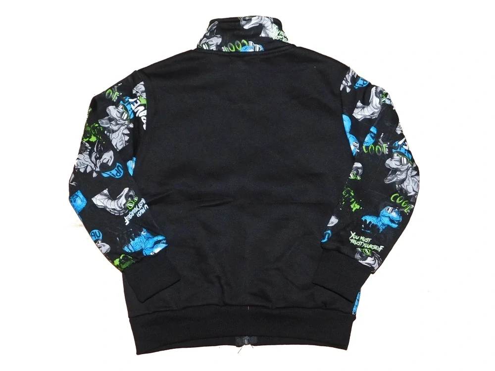 Teplá chlapecká mikina Kugo GM9778 černá