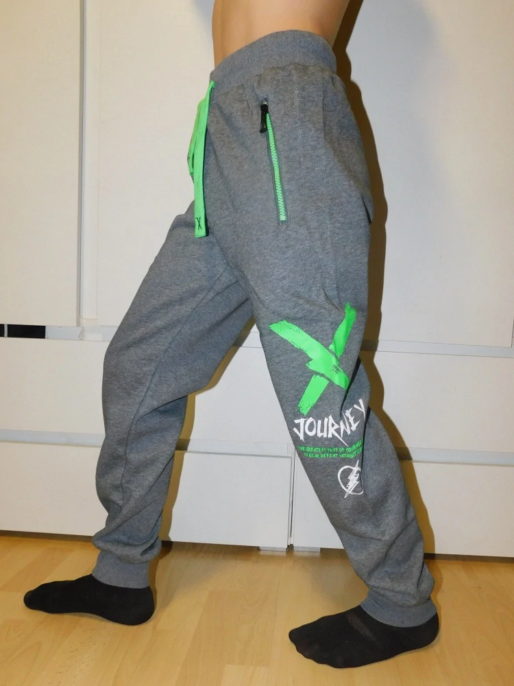 Teplé chlapecké tepláky Kugo GM9794 šedé