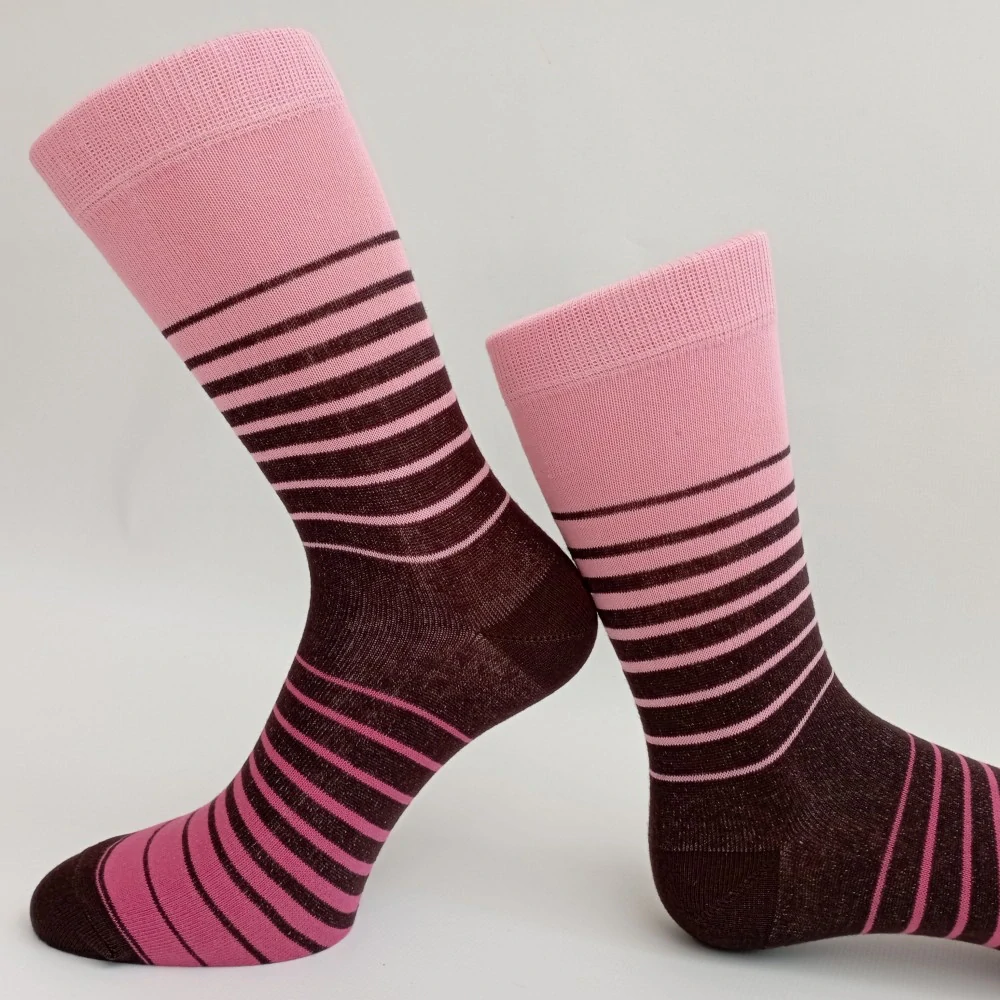 Barevné dívčí a dámské ponožky Trepon Laura růžové