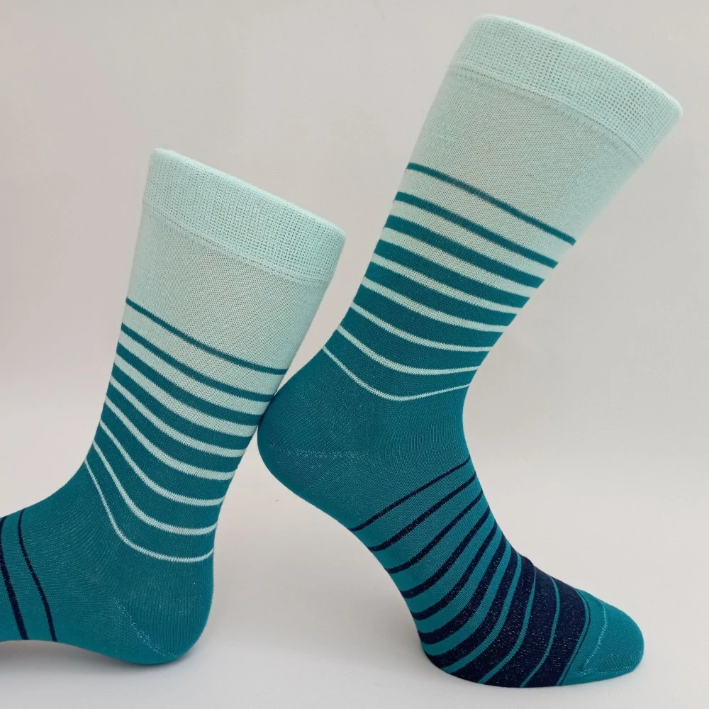 Barevné dívčí a dámské ponožky Trepon Laura mintové