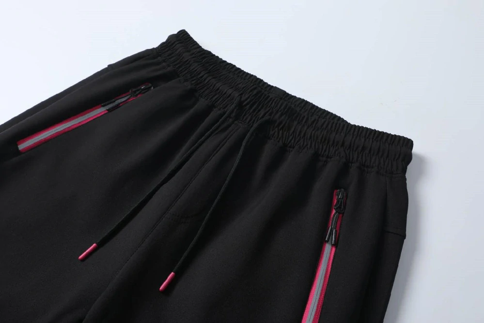 Dívčí sofshellové kalhoty zateplené Kugo HK9787 černá / růžový zip