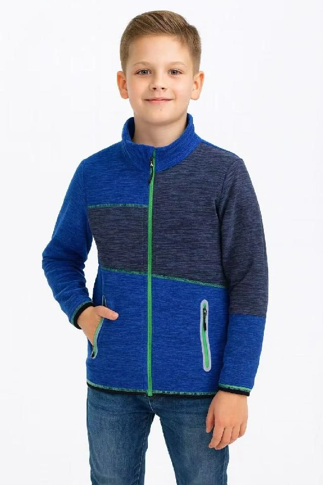 Chlapecká flísová mikina Kugo BM5615 modrá