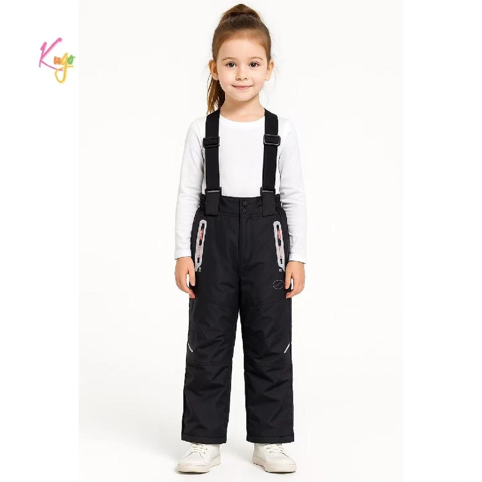 Dívčí lyžařské kalhoty Kugo DK5235 černé