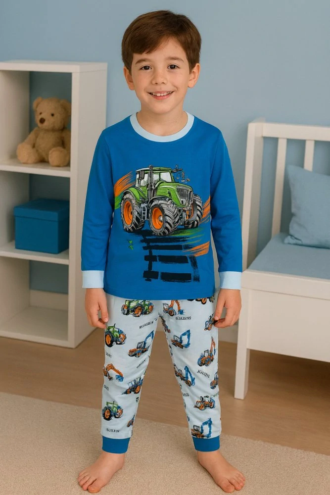 Chlapecké pyžamo Kugo MP1299 modré