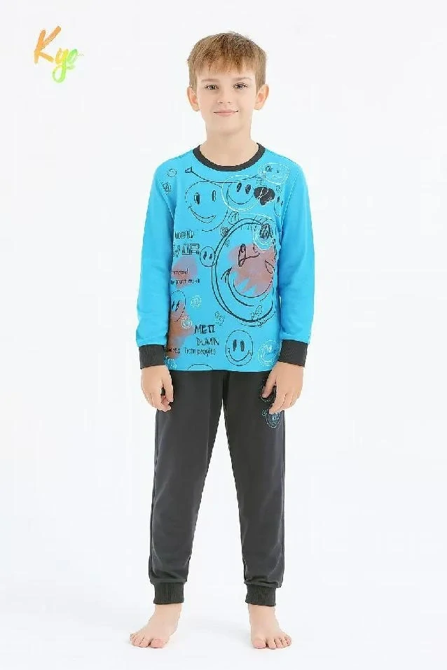 Chlapecké pyžamo Kugo MP5891 tyrkysové