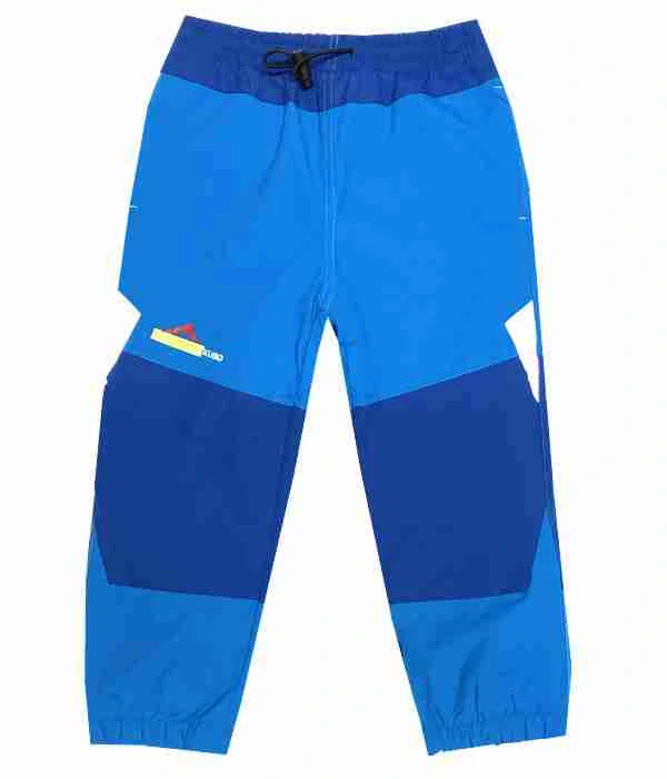 Dětské šusťákové kalhoty zateplené Kugo H201 světle modré