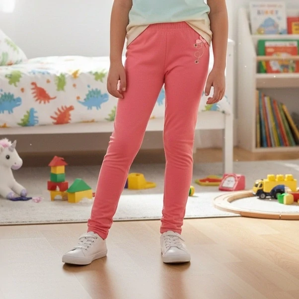 Dívčí legíny Wolf H2349B lososově růžové