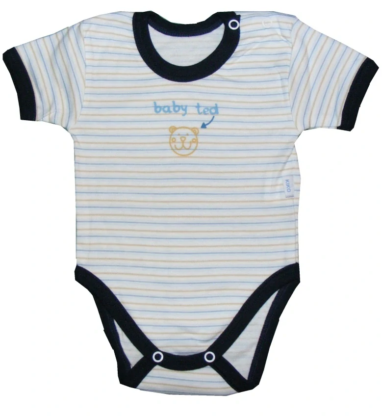 Dětské body dlouhý rukáv Baby Boom modré