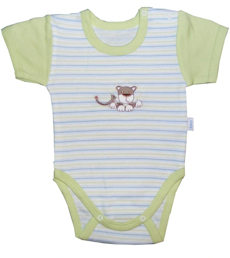 Dětské body dlouhý rukáv Baby Boom zelené