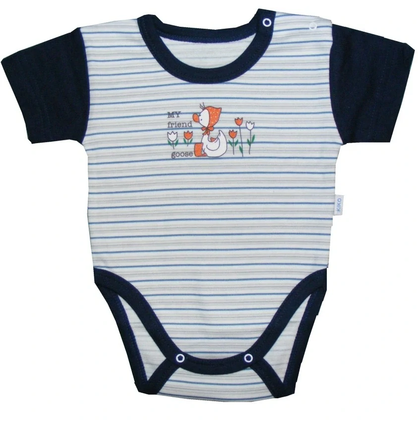 Dětské body dlouhý rukáv Baby Boom tmavě modré