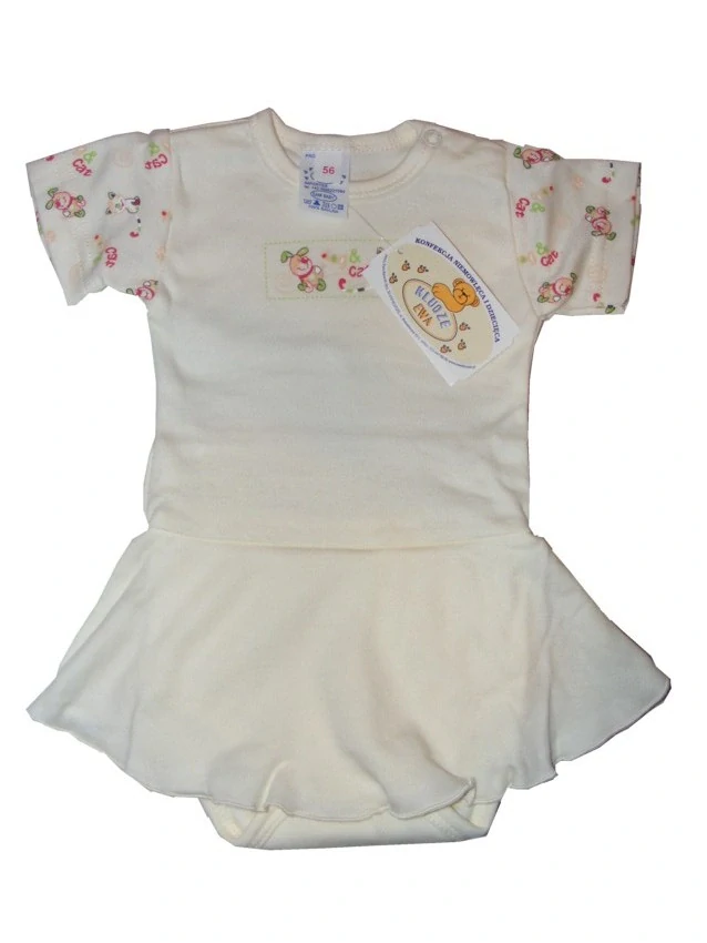 Kojenecké body se sukýnkou Ewa Plastuš krémové