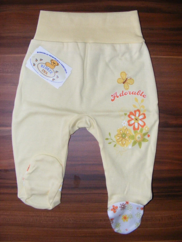 Kojenecké polodupačky Ewa Jáš žluté