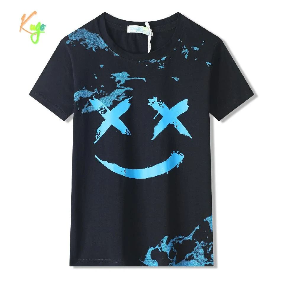 Chlapecké tričko krátký rukáv Kugo FC0379 černé