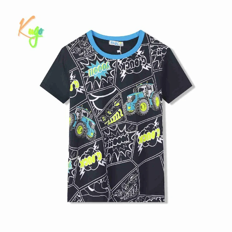 Chlapecké tričko krátký rukáv Kugo WP7313 tmavě modré