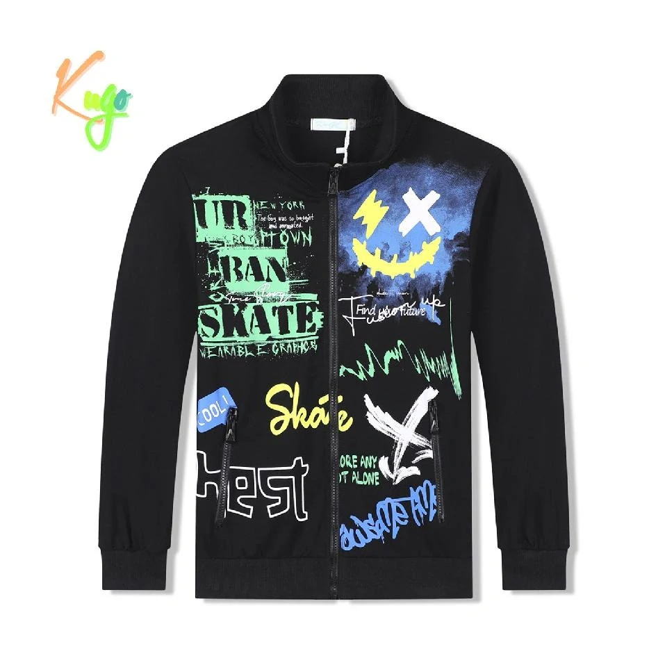 Chlapecká mikina Kugo GM8719 černá