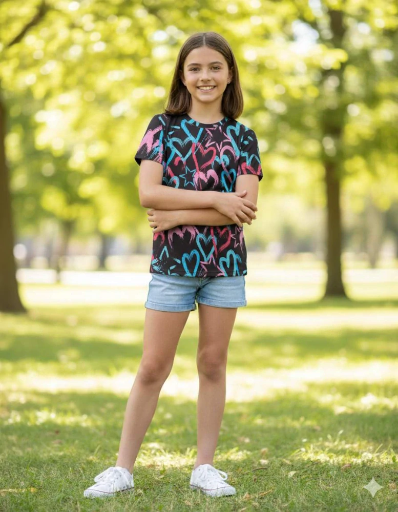 Dívčí funkční tričko Kugo ST3660 černé