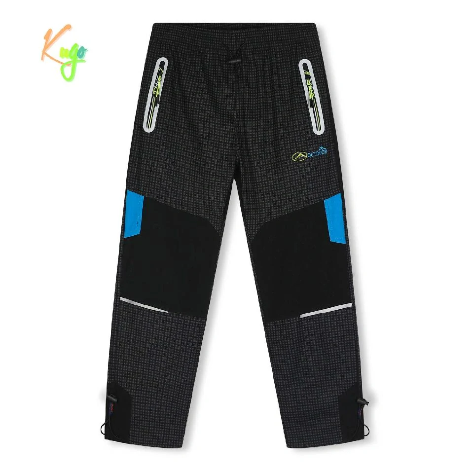 Dětské outdoorové kalhoty Kugo G9652 tmavě šedé
