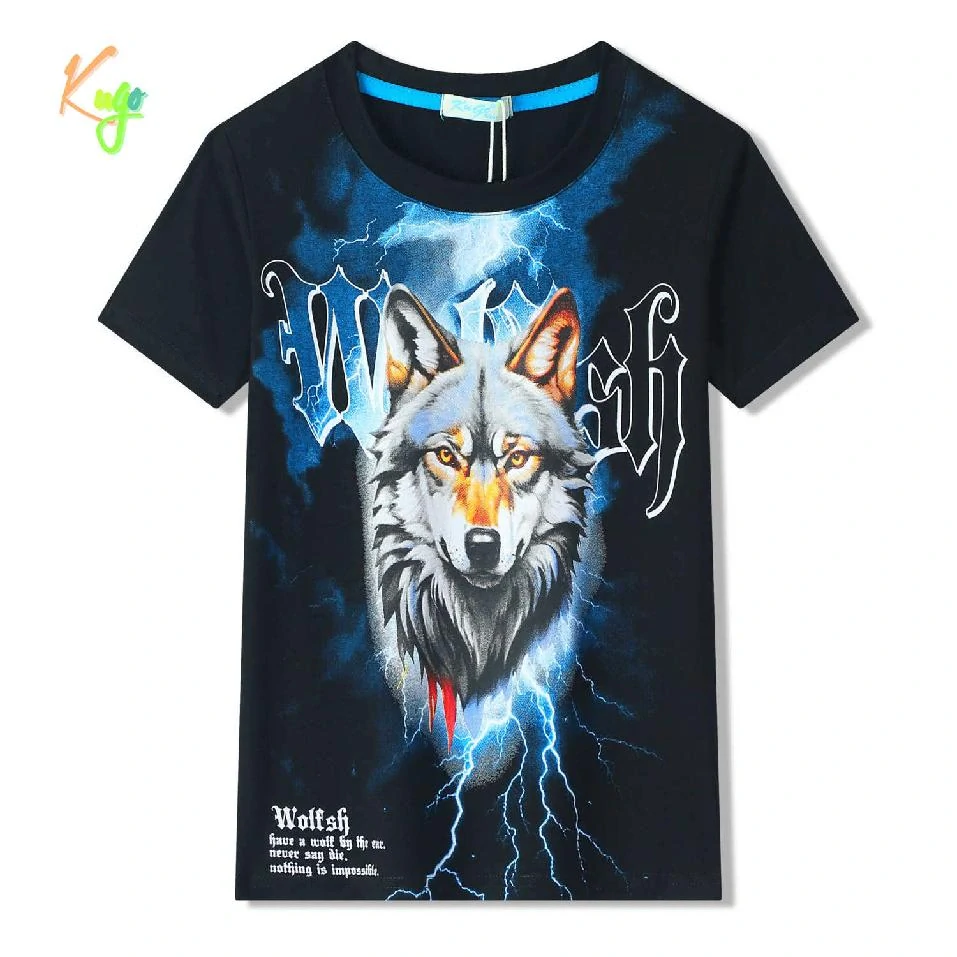 Chlapecké tričko krátký rukáv Kugo DC9410 černé