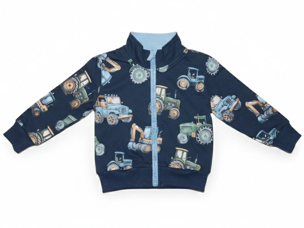 Chlapecká mikina Kugo ZM8845 tmavě modrá