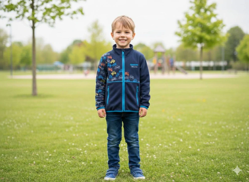 Chlapecká sportovní mikina Kugo FM5328 tmavě modrá