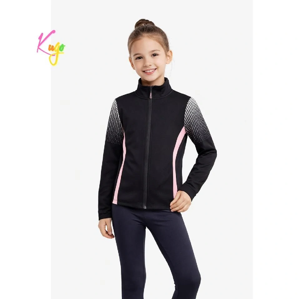 Dívčí funkční mikina Kugo SM3661 černá