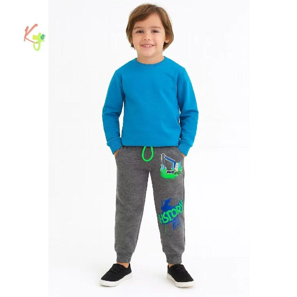 Teplé chlapecké tepláky Kugo GM9793 šedé