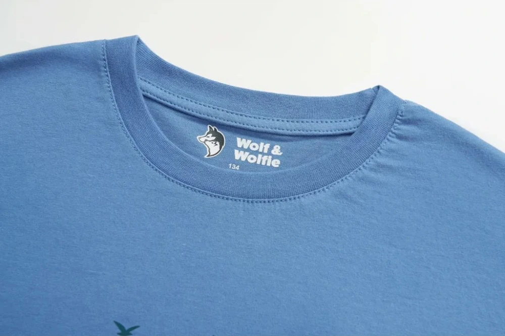 Chlapecké pyžamo 100% bavlna Wolf & Wolfie S2656C modré